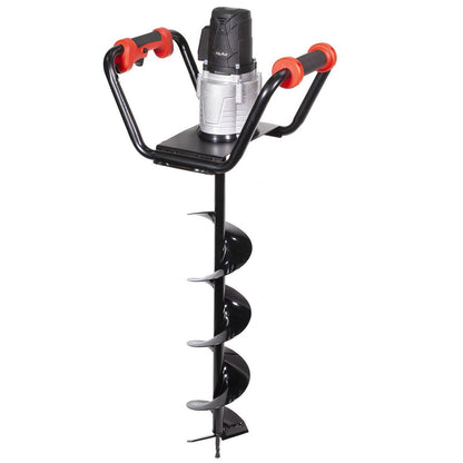XtremepowerUS 1500W Electric Post Hole Digger with 6′′ Auger Bit, Anti Vibration Handle & Safety Lock for Soil & Fence Posts