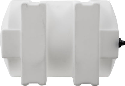 Horizontal Polyethylene Reservoir Water Tank with Legs, 550 Gallon, Made in the USA, Poly Tank for Water and Non-Flammable Liquids, Rust and Corrosion Proof