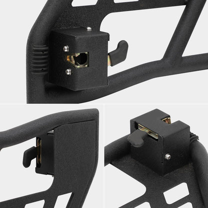 Off Road Safari Tubular Doors Compatible with 2018-2023 Wrangler JL 4 Door – Set of 4 Fat Tube Half Doors for Adventure