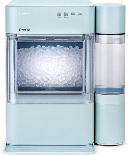 GE Profile Opal 2.0 XL with 1 Gallon Tank, Chewable Crunchable Countertop Nugget Ice Maker, Scoop included, 38 lbs in 24 hours, Pellet Ice Machine with WiFi & Smart Connected, Stainless Steel